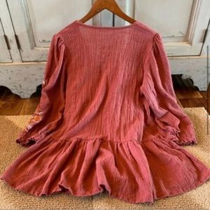 JUST BE YOU BOHO EMBROIDERED TASSEL SLEEVELESS TOP - 4 COLORS